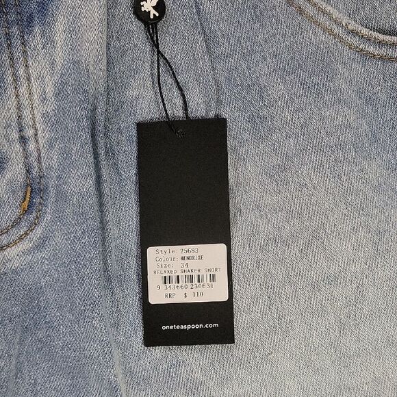 One Teaspoon Denim Shorts NWT - Picture 2 of 7